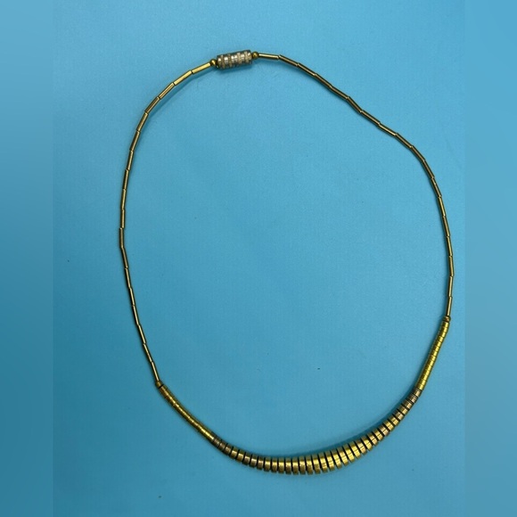 Four Vintage Brass Necklaces. One Lot Sale. Bulk Purchase. - Picture 3 of 9